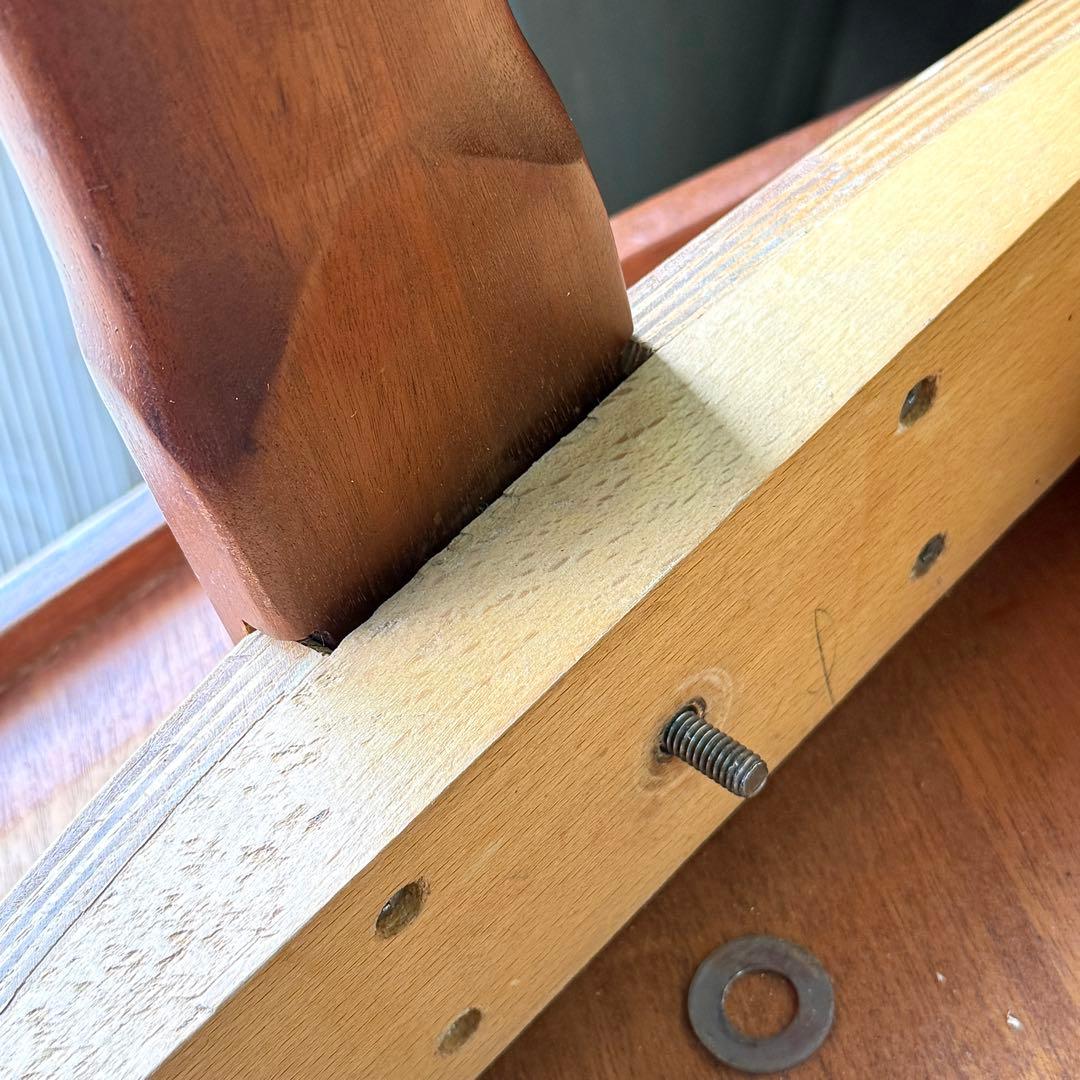 英国 ヴィンテージ チーク オーバルテーブル(401) 脚着脱可