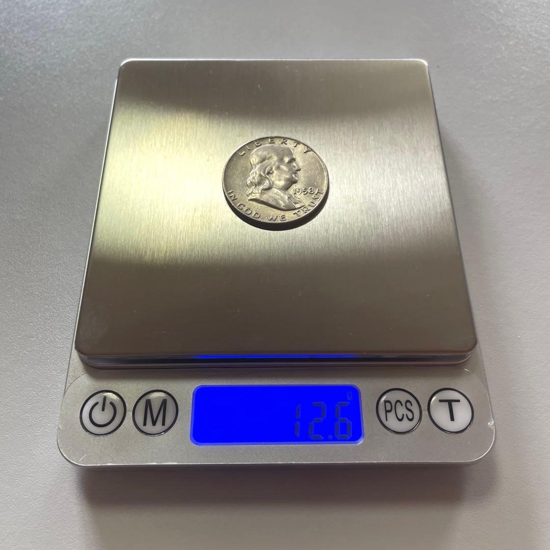 1958年 フランクリン ハーフダラー 銀貨 良品 - メルカリ