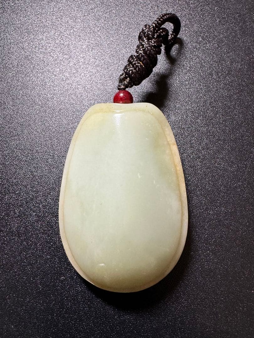 清時代　和田玉 龍亀 彫刻把件 置物 中国伝来 細密雕刻 極細工 掛件 賞物 清・古和田玉・原石彫・龍亀置物』極細工・古賞物・中国古玩・