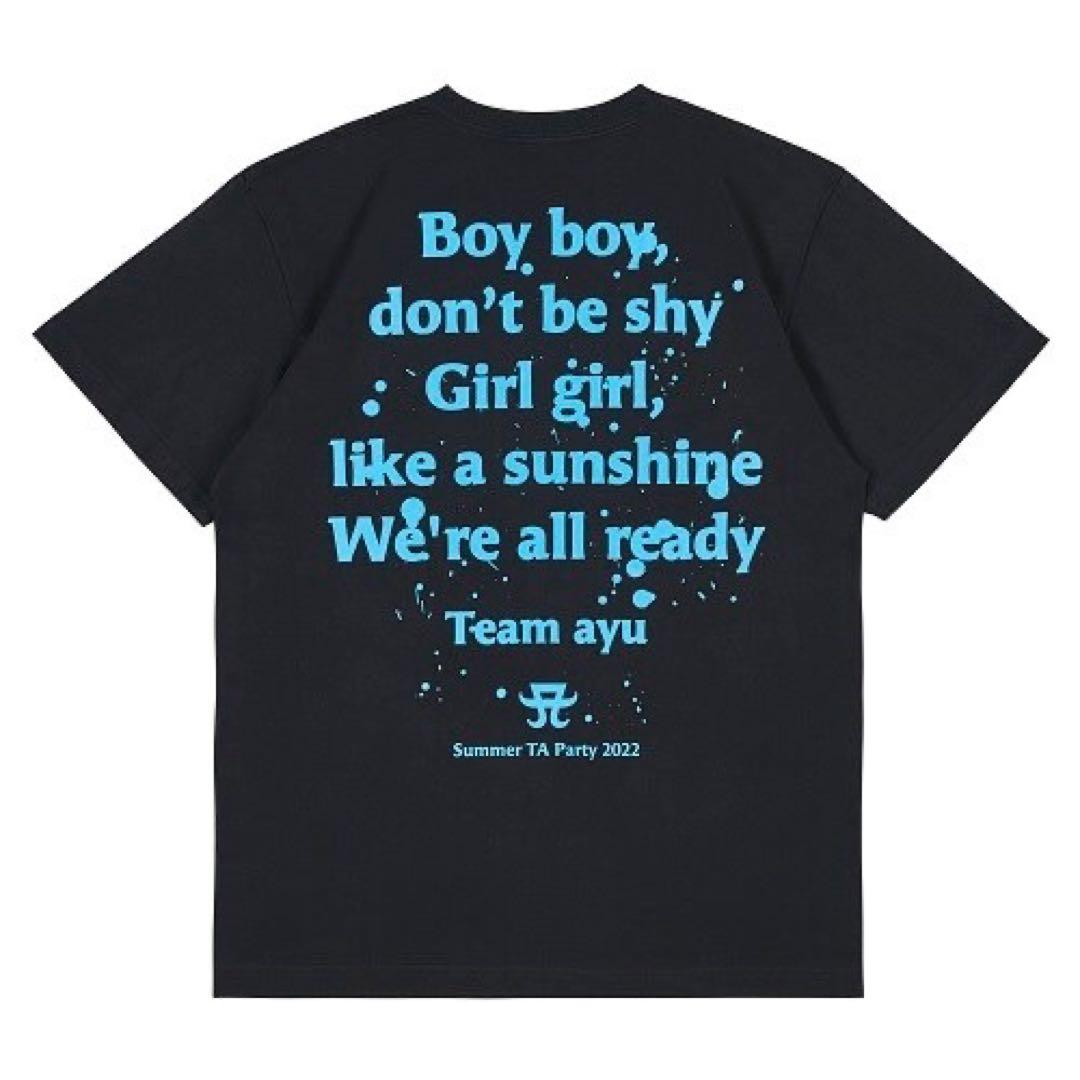 浜崎あゆみ Tシャツ BLACK 「Summer TA Party 2022」