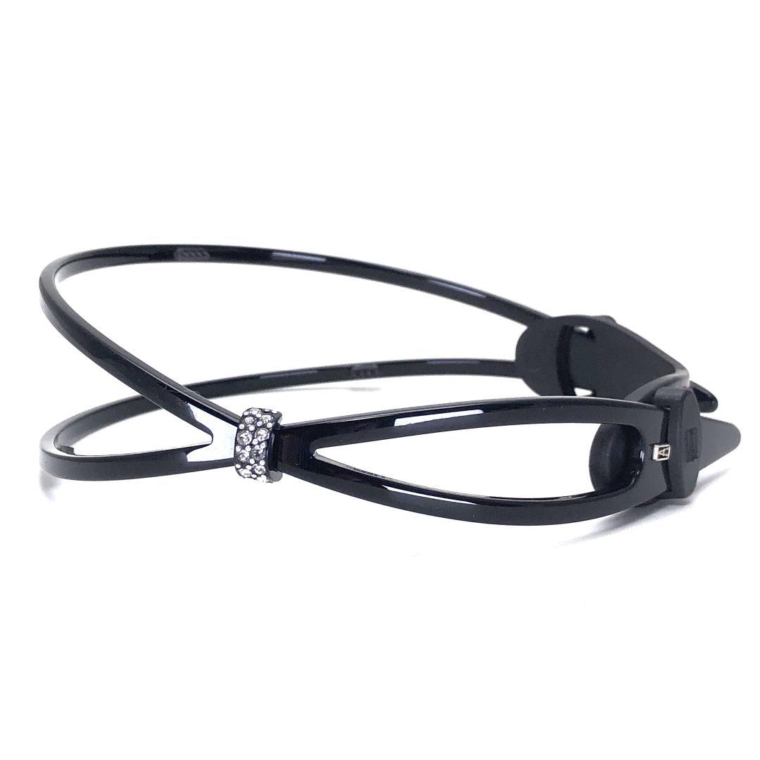 【美品・矯正バンド付】アレクサンドル ドゥ パリ／スワロフスキー カチューシャ