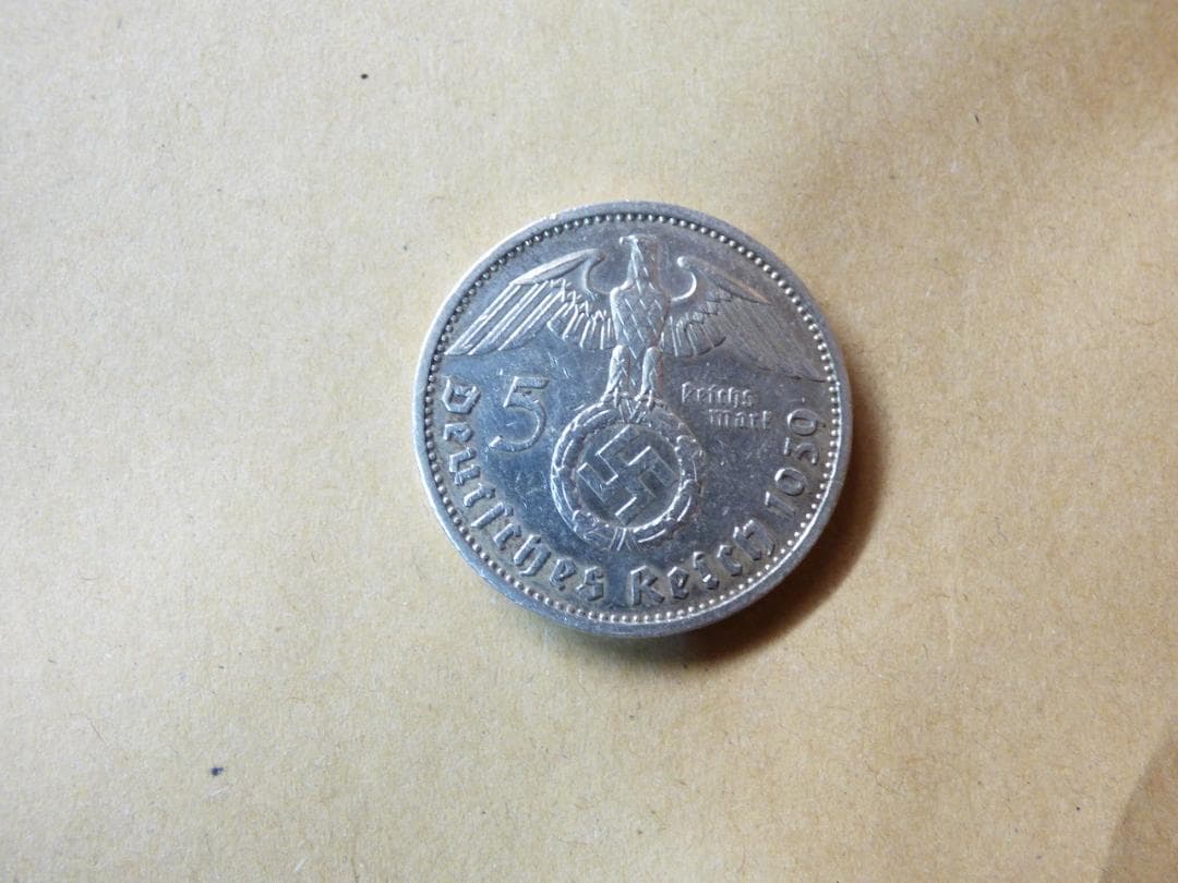 ニック☆ドイツ帝国プロイセン 5マルク銀貨（1874年A）ウィルヘルム1世