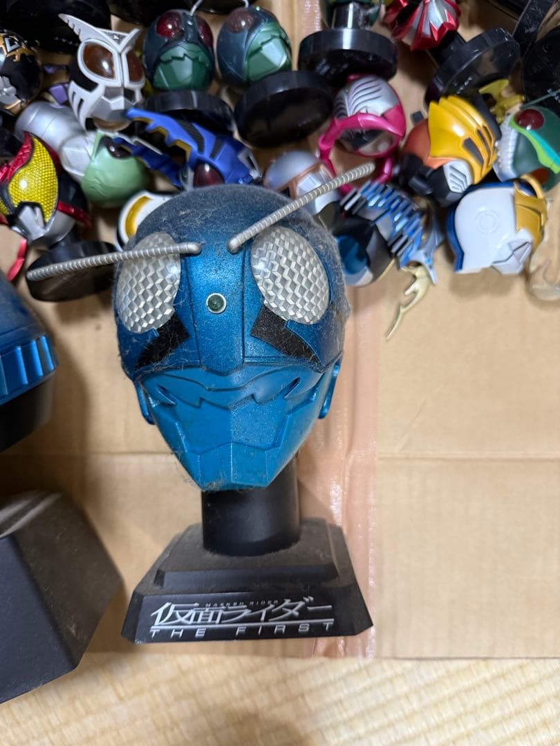 仮面ライダー ヘッドフィギュア 大量まとめ売り