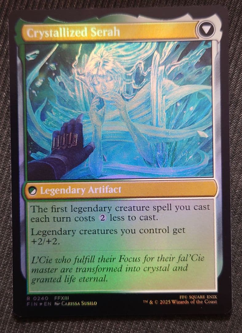 mtg 稀少エラー 反転ホロ セラ・ファロン 金箔 プレリリース プロモ