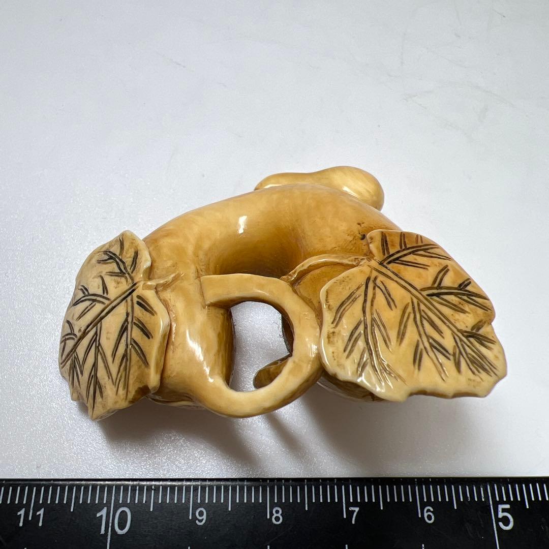 寛在銘 極上ヘチマ根付 30g 東Y8-0114☆2F