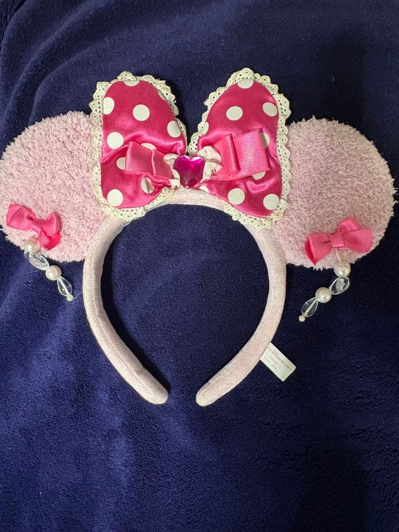 ディズニー カチューシャ ピンク ミニー イヤリング 水玉 パルパルーザ