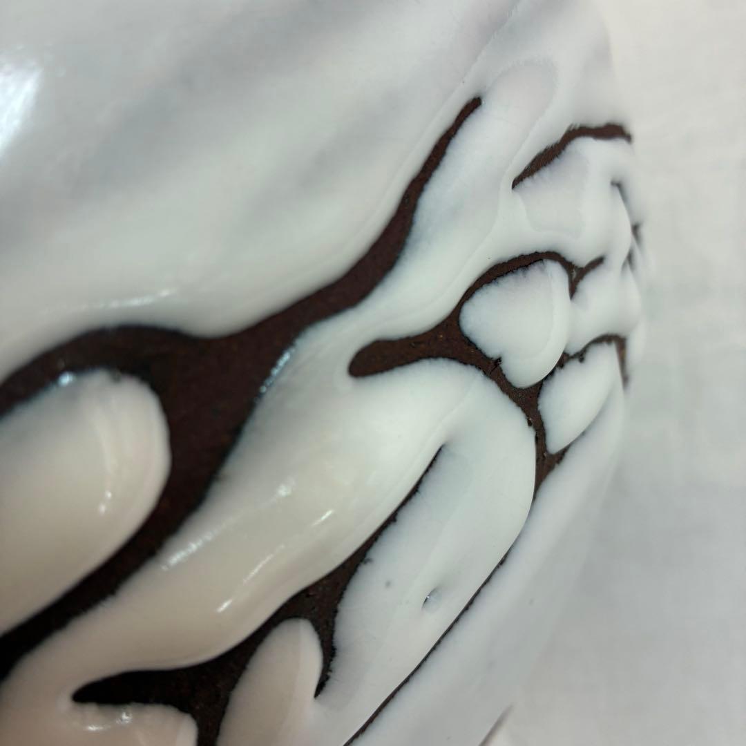 萩焼】椿秀窯 庄 圭一郎 白燿 花生 花瓶 飾り壺 木箱入 - メルカリ