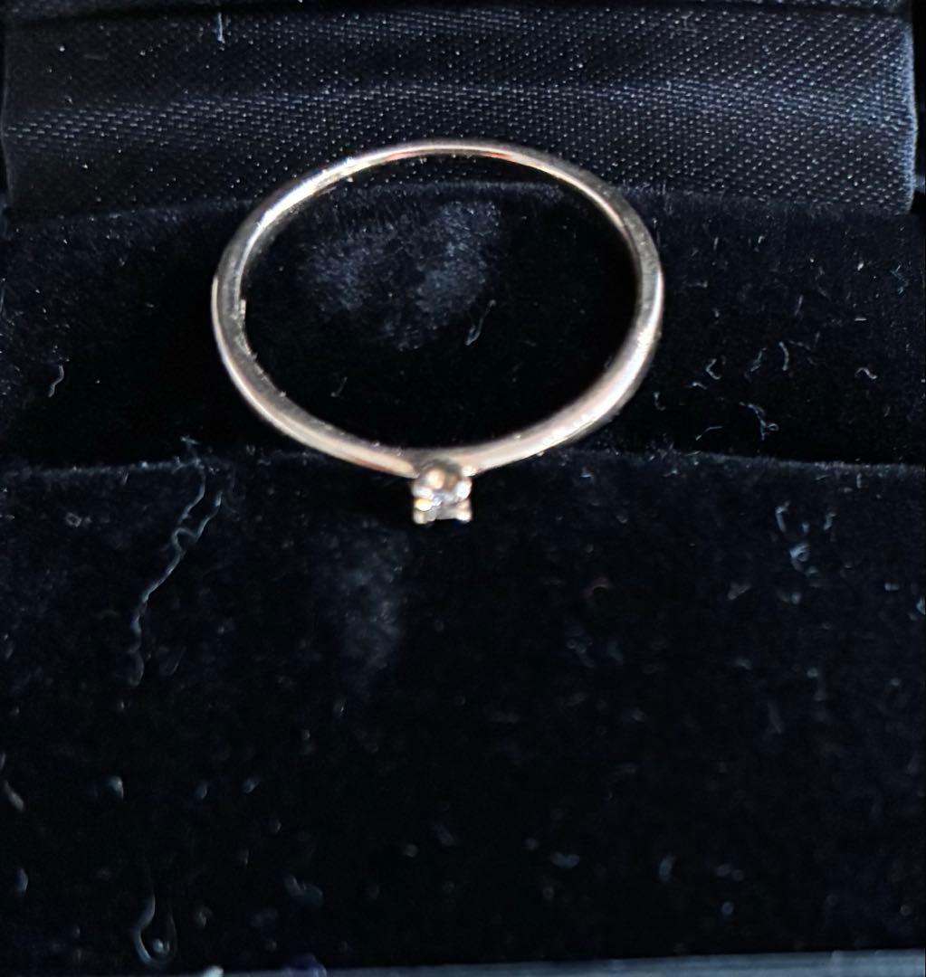 apete k10 ゴールド　ダイヤモンドリング