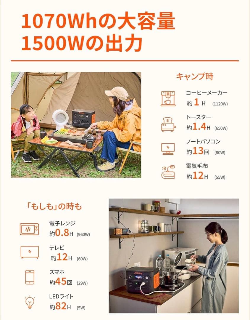 Jackery 1000 New 3点セット新品未開封 非常用 レジャー大容量