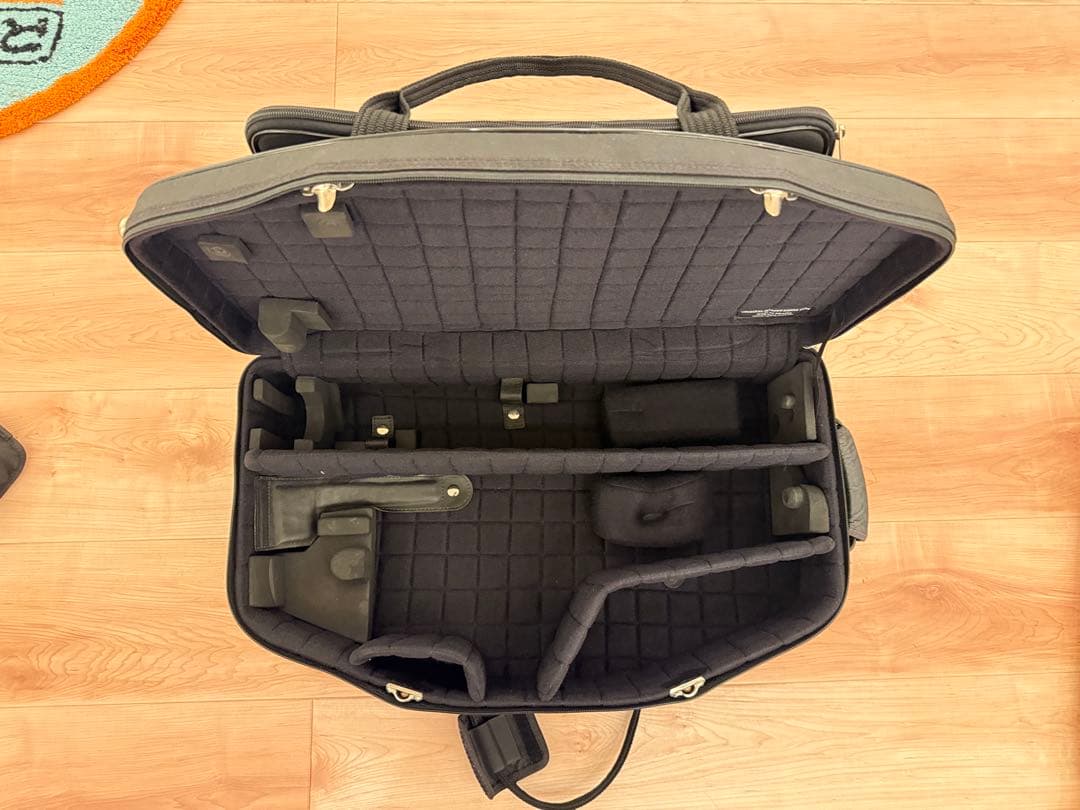 ダブルケース 黒 マーカスボナ　アルトソプラノサックス