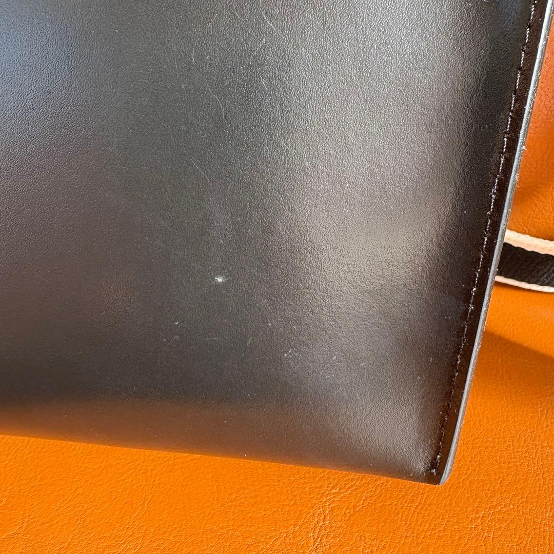 MARNI MUSEO ナノバッグ ブラック レザー MARNIロゴストラップ