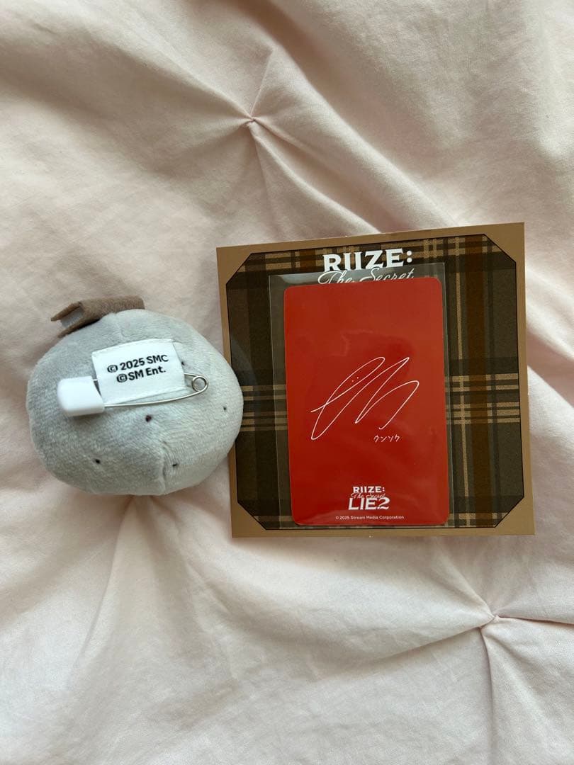 RIIZE ぬいぐるみバッジ ウンソク ソンヨンドリ トレカ付き