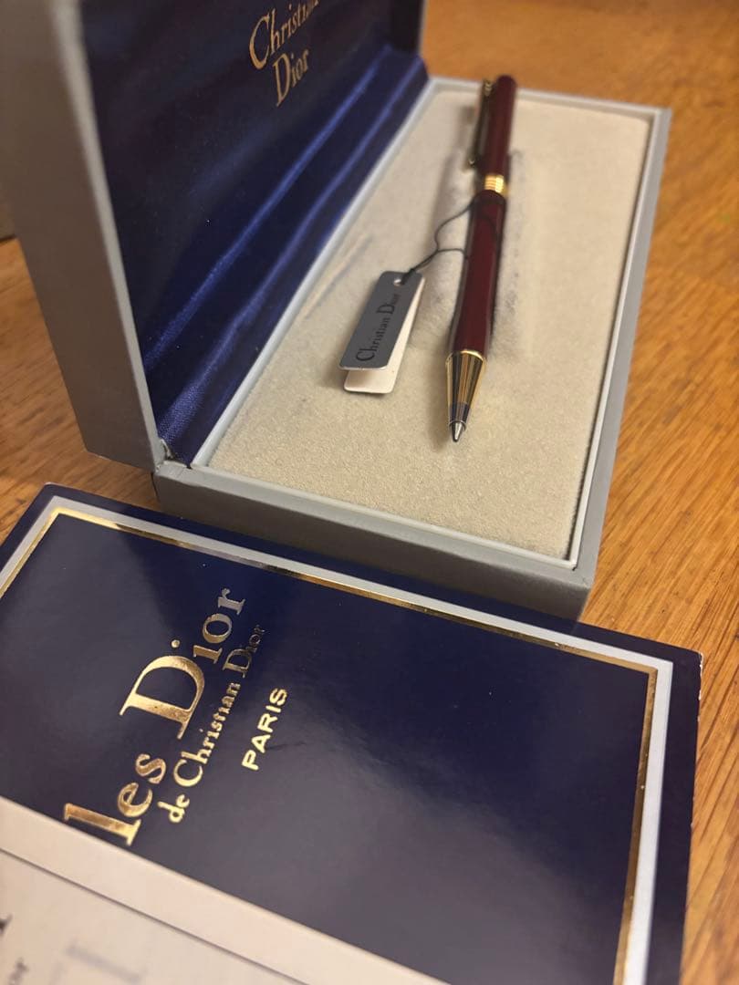 Christian Dior ボールペン 本体 ボルドー