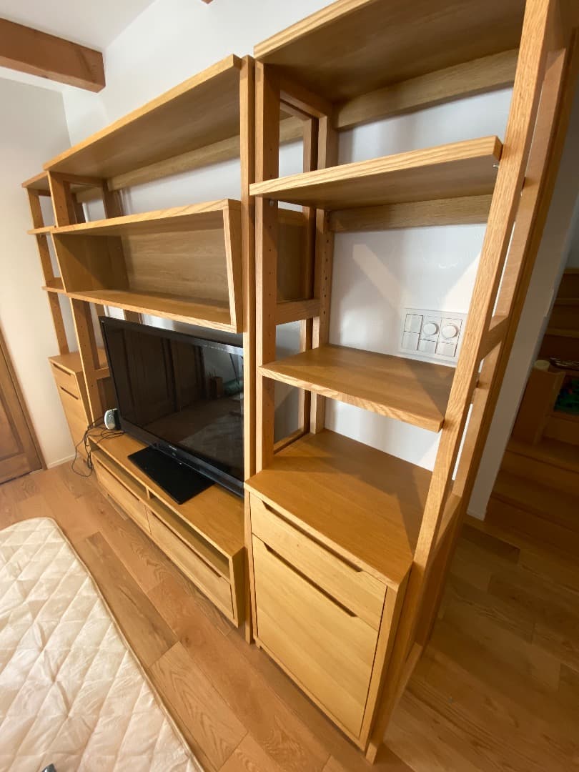 unico リビングシェルフ（写真両脇各1台） TOVE(トーヴ) トール