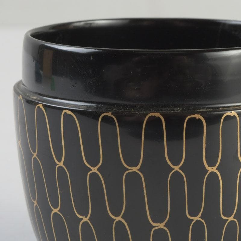 茶道具 加藤一衛造 瓢箪蒔絵 棗 共箱 V 9551