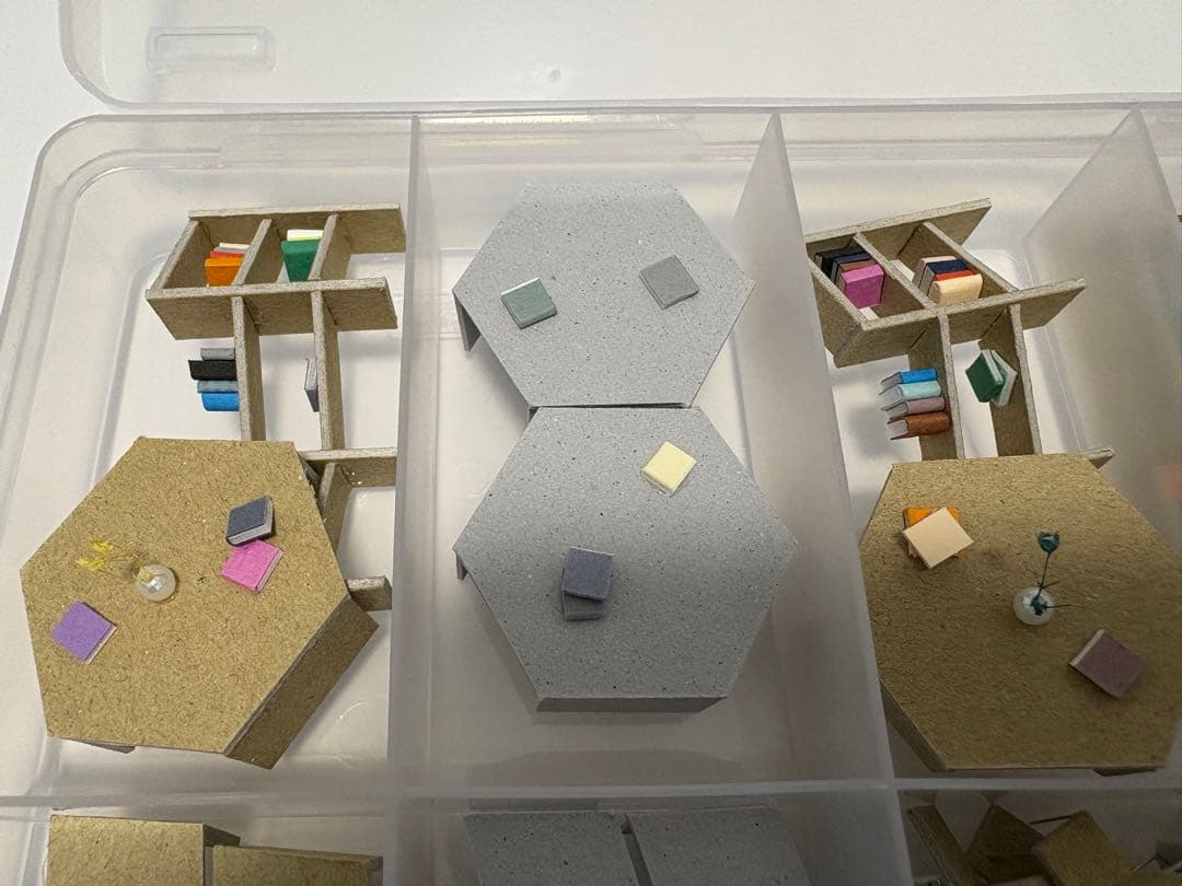 建築模型添景1/100セット 建築模型添景 1/100スタディスペースセット