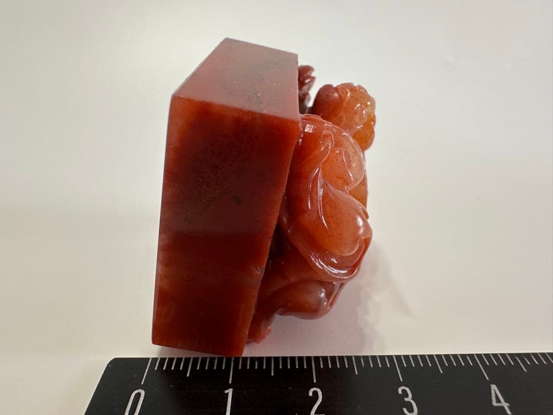 螭虎磐山】 古獣 印材 印石 篆刻 印材 大材 美品 ラオス