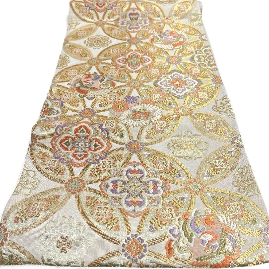 七宝 鳳凰 花菱 金糸 袋帯 着物 032a p - メルカリ