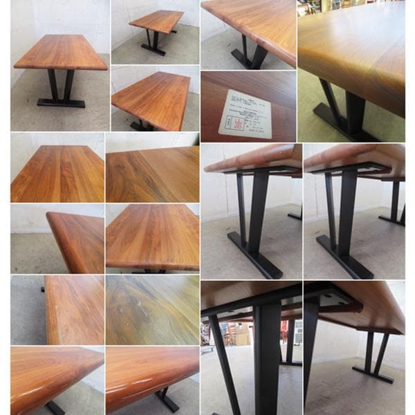 美品■IDC大塚家具■起立木工■ウォールナット材■レクト■ダイニングテーブル