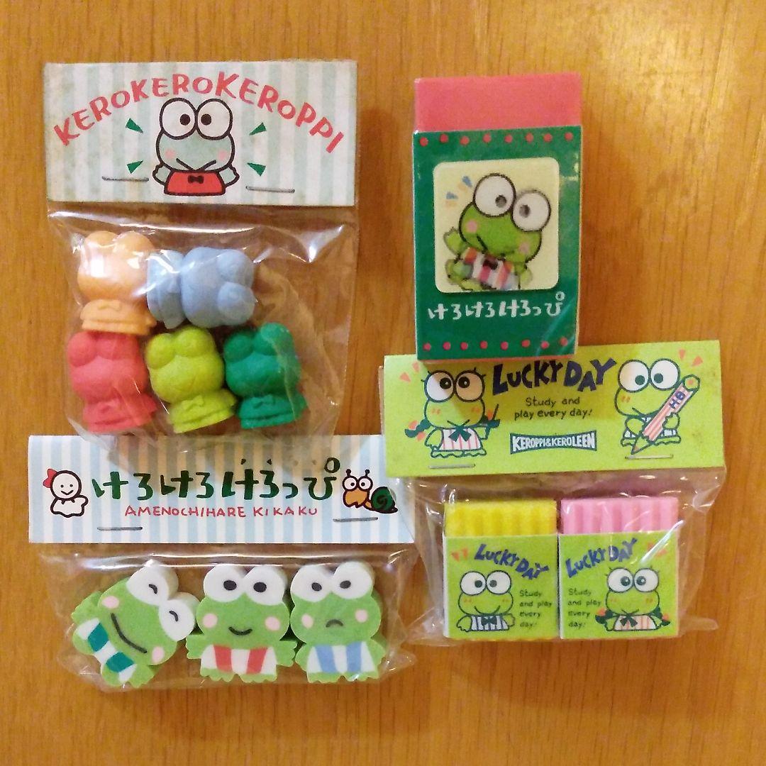 けろけろけろっぴ 昭和レトロ 消しゴムまとめ売り♡ 昭和 消しゴム