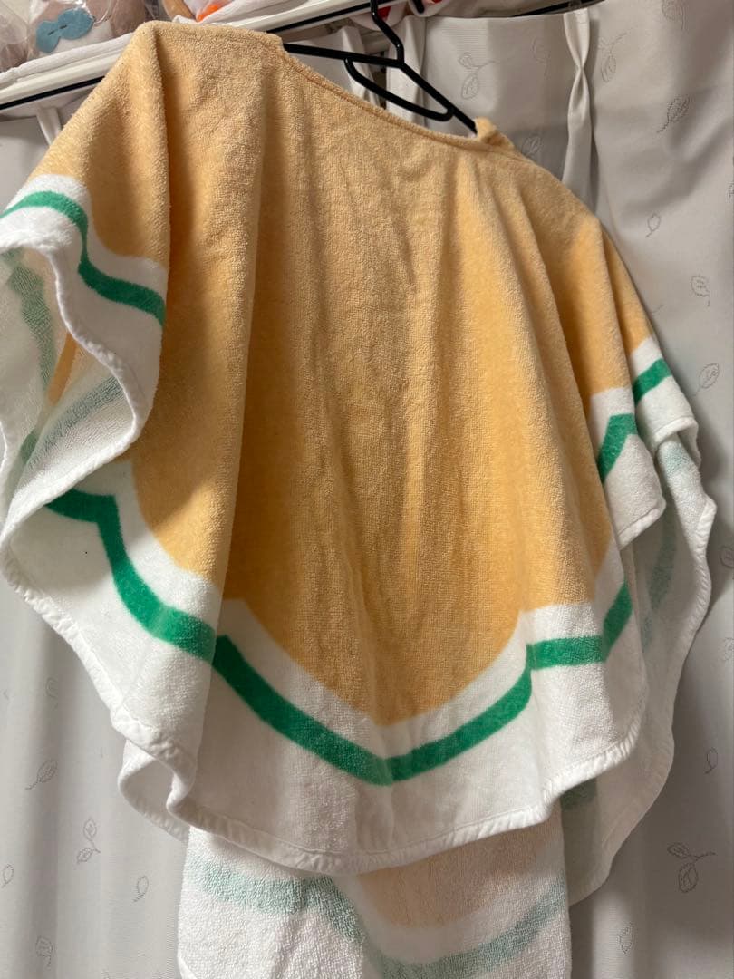 ポケモン モクロー フード付きミニバスタオル ポンチョ