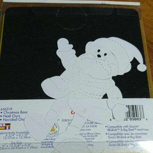 新品 超レア シジックス 厚みのあるダイ ベアーサンタ