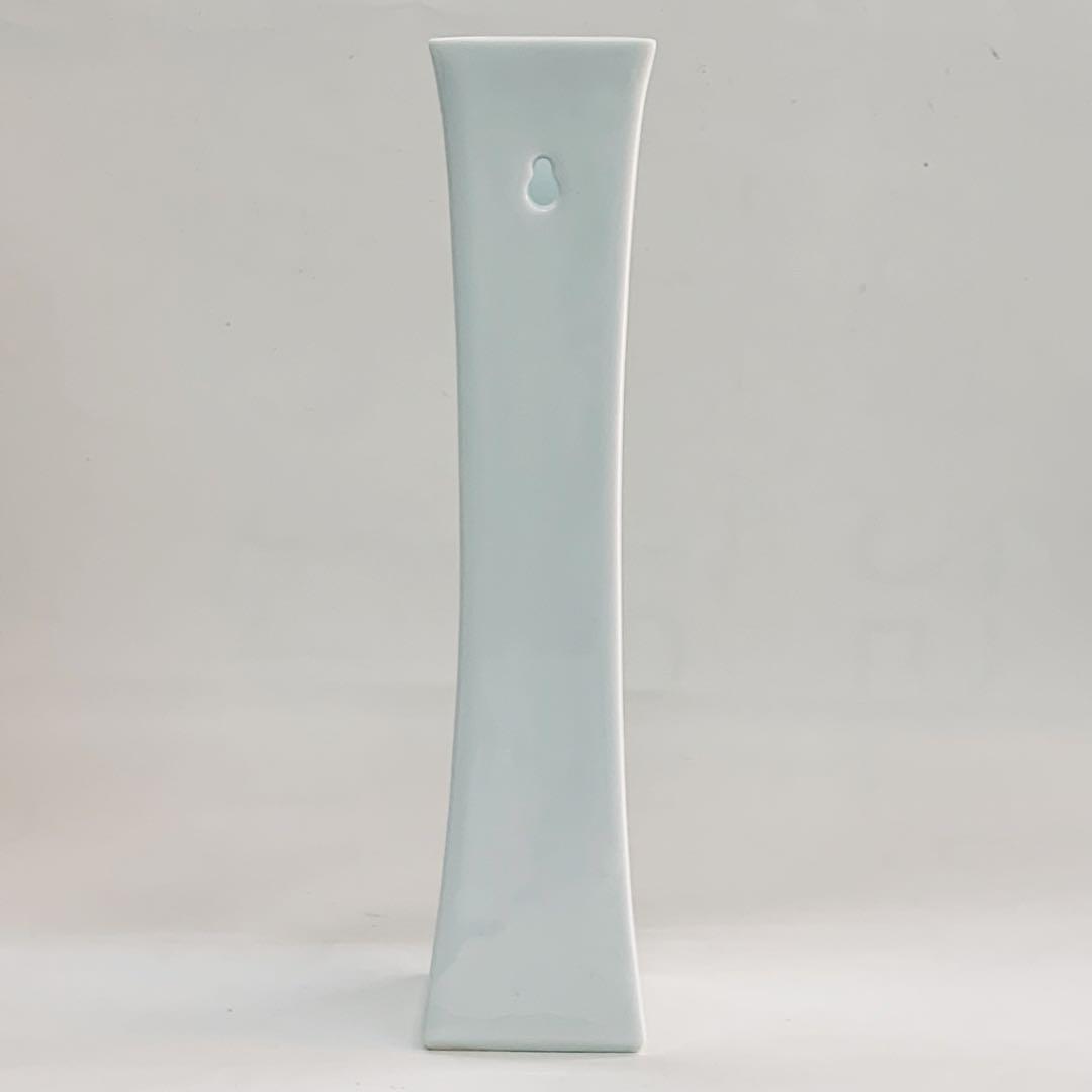 花瓶 錦 杵形 水仙絵 小花生】二重渦福 柿右衛門 共