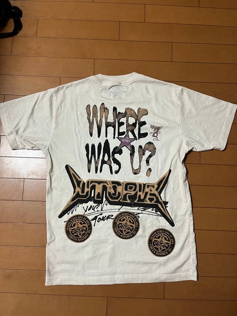 UTOPIA TOUR Tシャツ　Mサイズ　トラヴィススコット