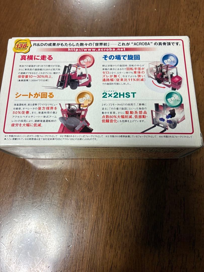 ACROBA FA25 フォークリフト ミニカー 1/30