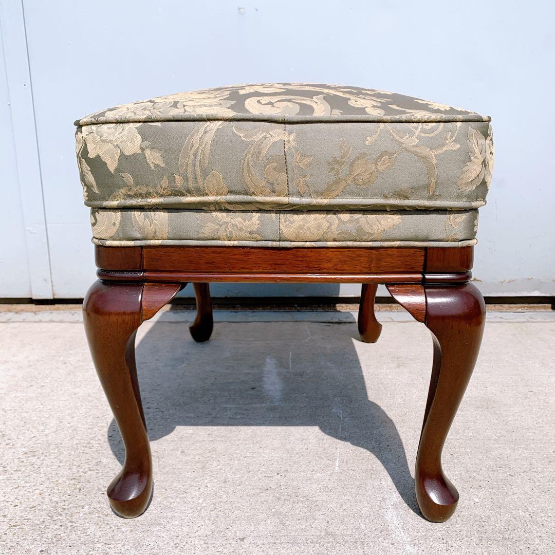 【極美品】Maruni マルニ木工 最高級 メリルオットマン スツール 猫脚