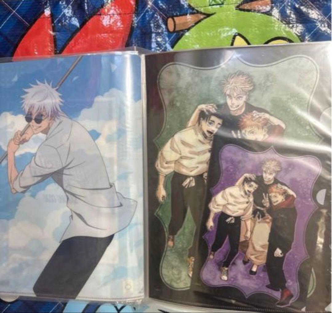 呪術廻戦 クリアファイル98枚 ステッカー3枚 まとめ売り 五条悟