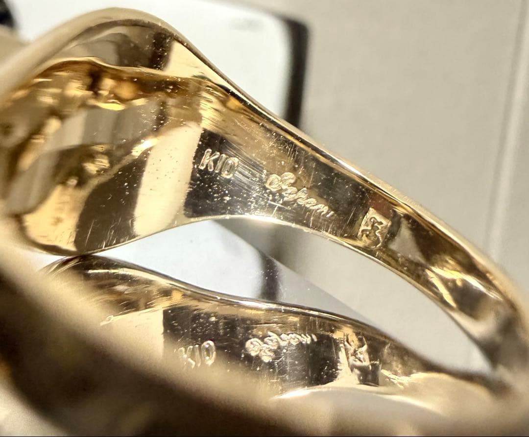 TIKASHI K10 シグネットリング 11号(実寸12.5)