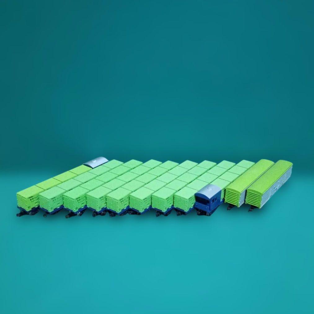 KATO　ワキ+コキ+コキフ+車両ケース