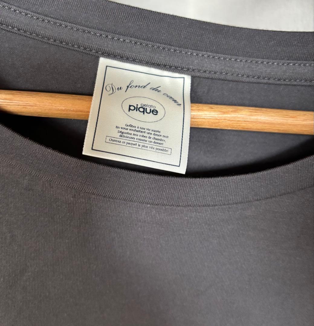 GELATO PIQUE グレー 長袖ルームウェア　新品、未使用