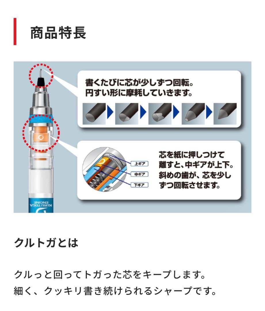 クルトガ ダイブ 0.5ｍｍ デンスグリーン 新品未使用 ②