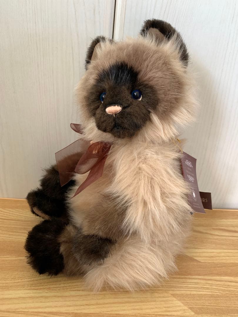 チャーリーベアーズ　テディベア　ネコ　シャムネコ