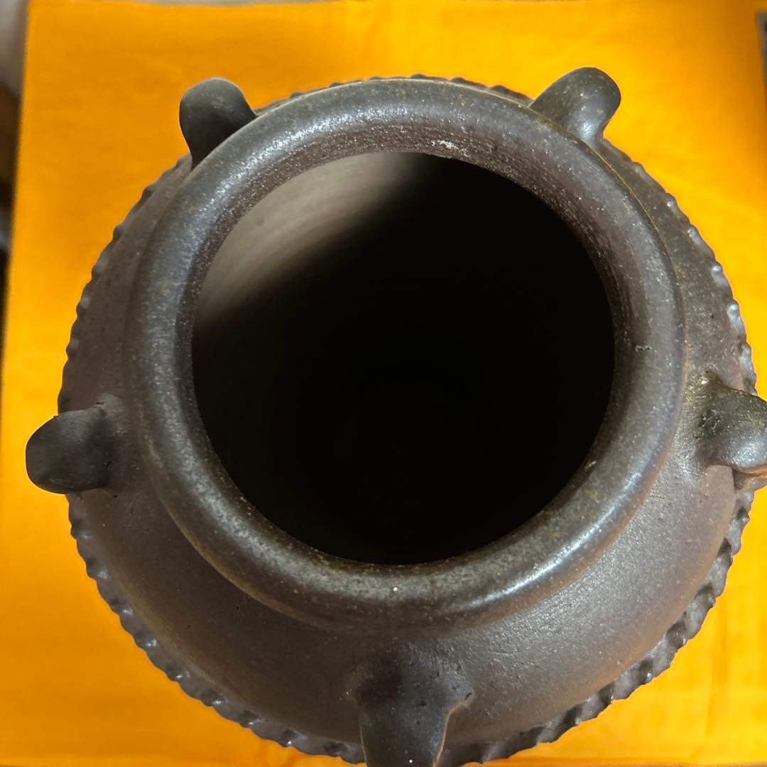 古壺　五耳壺　古美術