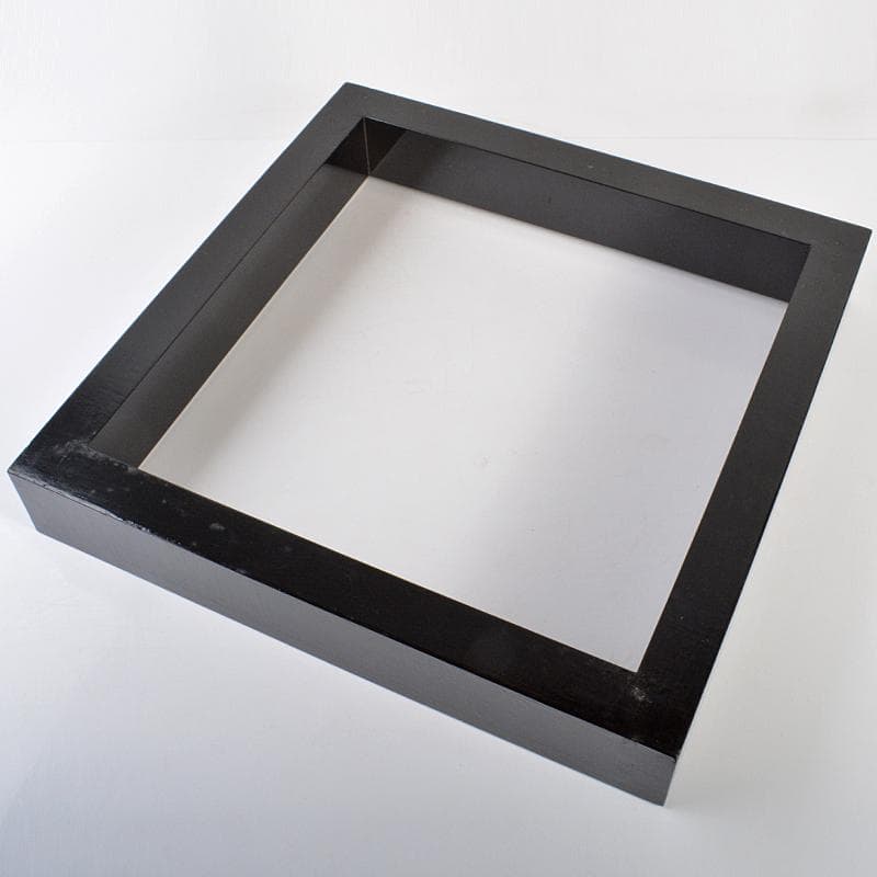 茶道具　輪島塗　 北浜宗真作　真塗　炉縁　共箱　C　R6837B