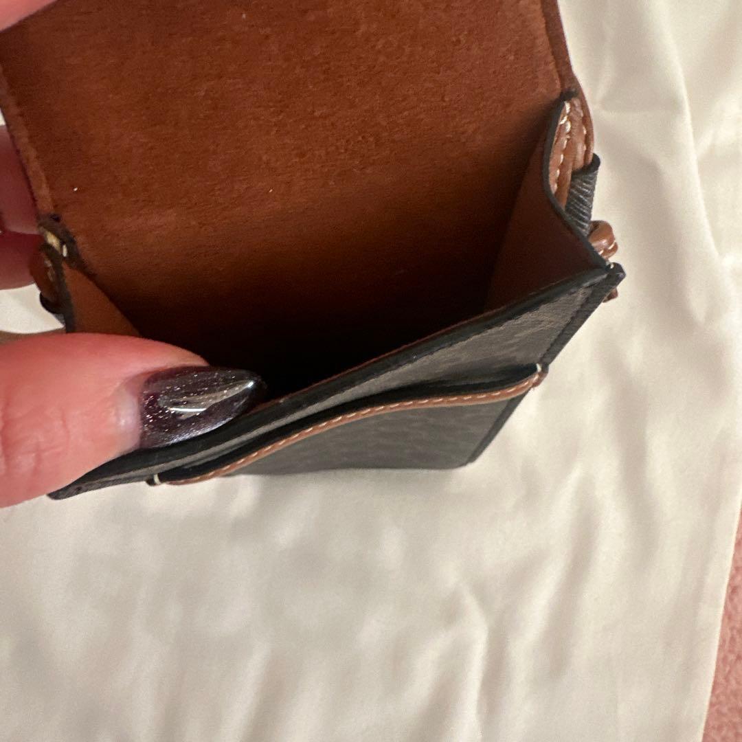 CELINE ダークブラウンショルダーバッグ