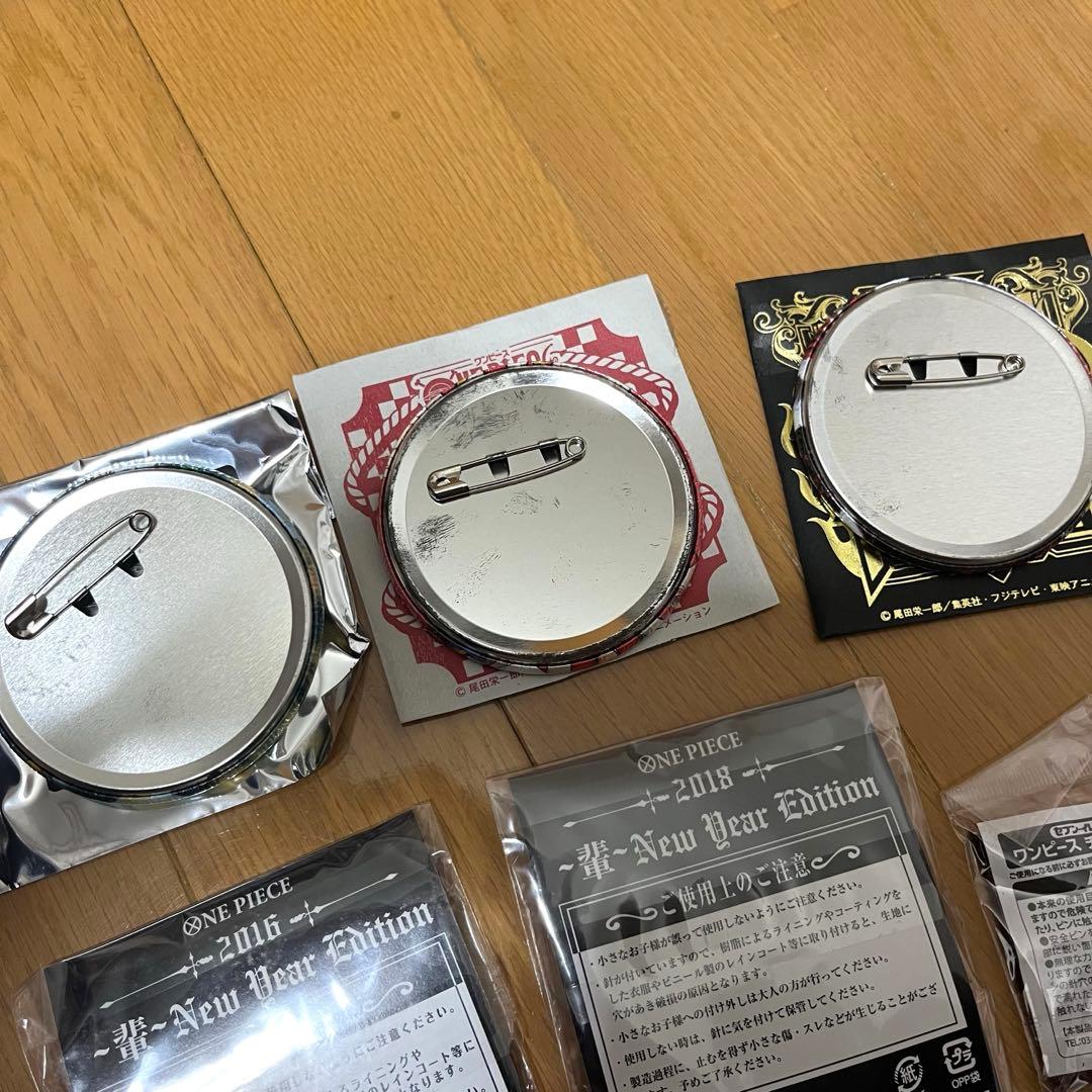 ワンピース モンキー・D・ルフィ　缶バッジ 7個セット