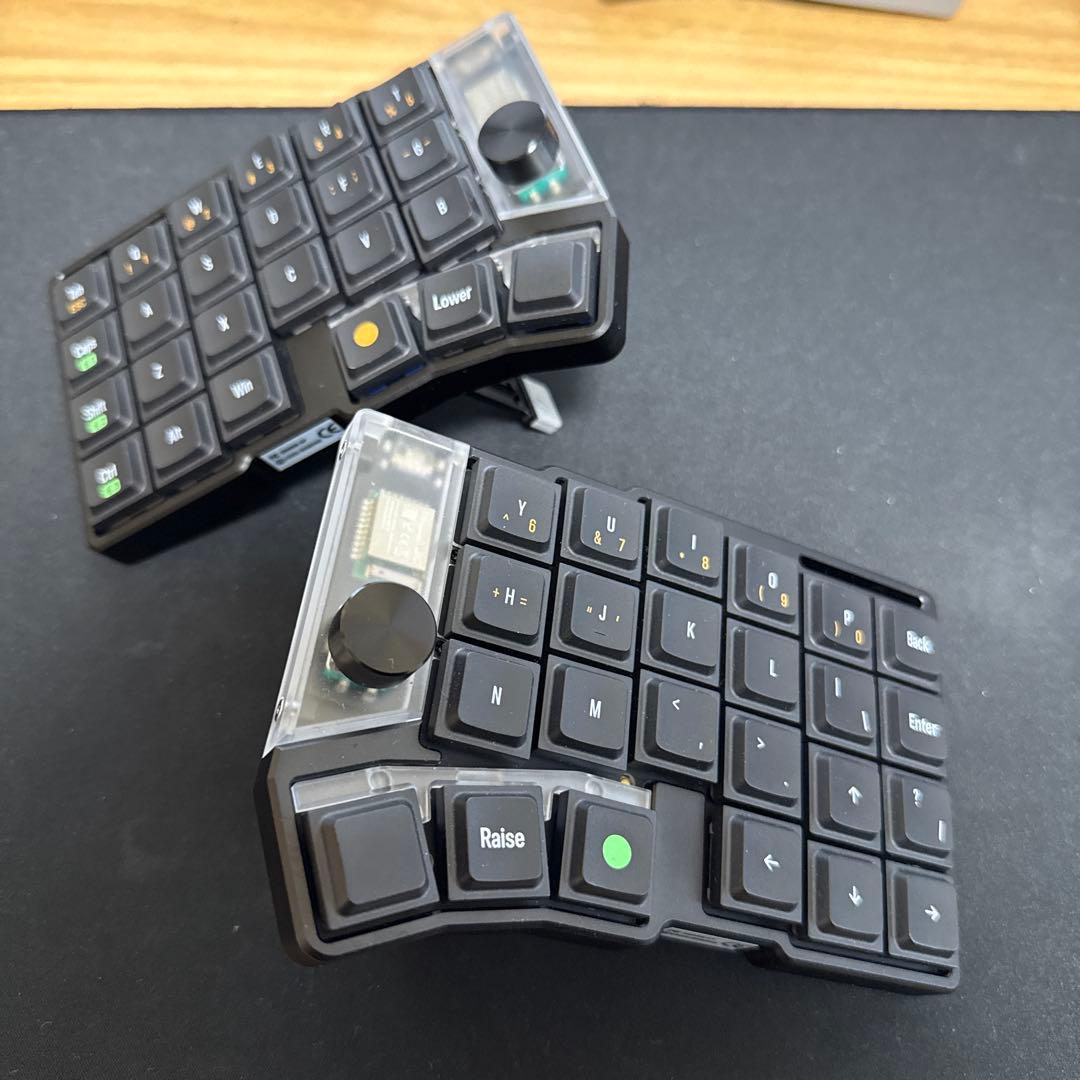 し*。様 Cornix LP 無線分割キーボード ブラック lofree spe - メルカリ