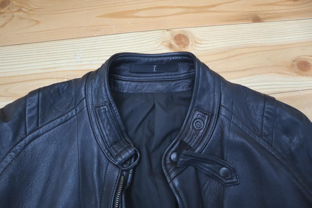 ユリウス シープスキン ラムレザー ガスマスク シングルライダース