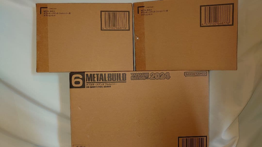 新品＋OP l BUILD メタルビルド　ダブルオークアンタフルセイバー