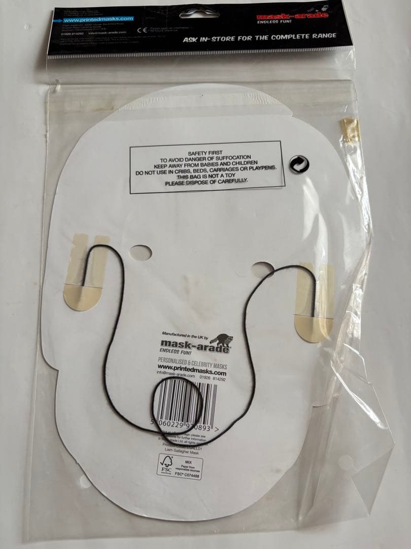 オアシス oasis パーティーマスク お面 未開封 未使用 - メルカリ