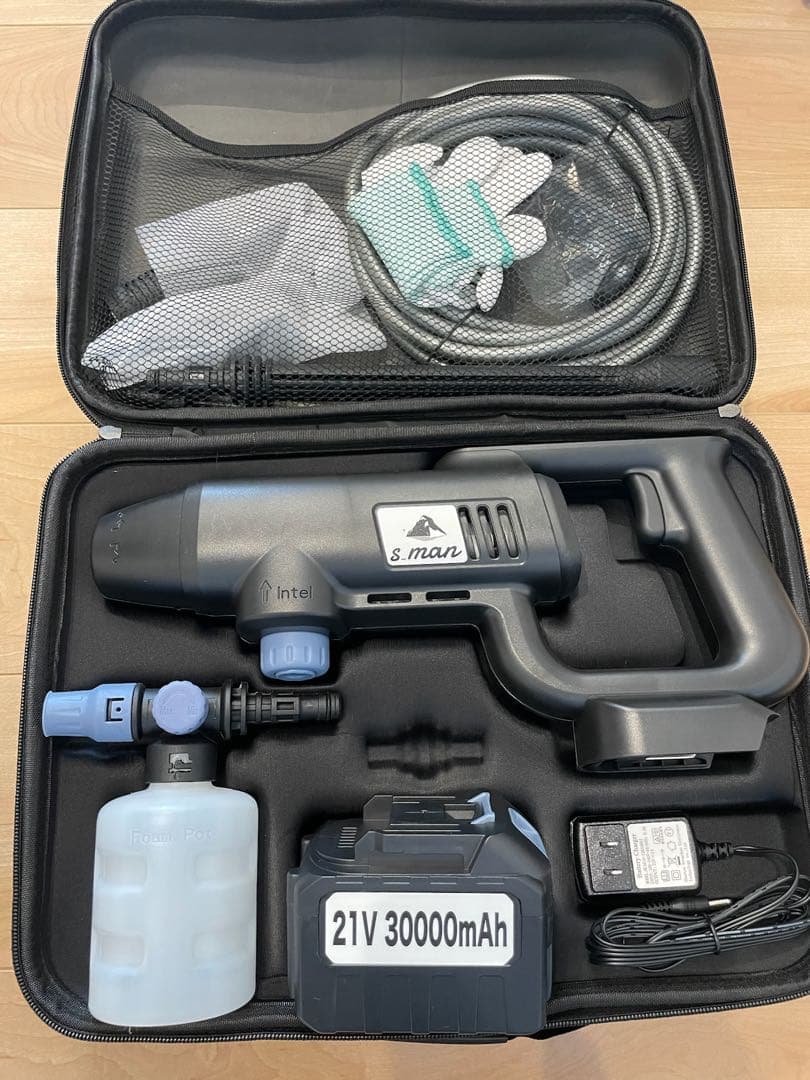 スマートモンスター コードレス 高圧洗浄機 充電式 洗車 ベランダ掃除