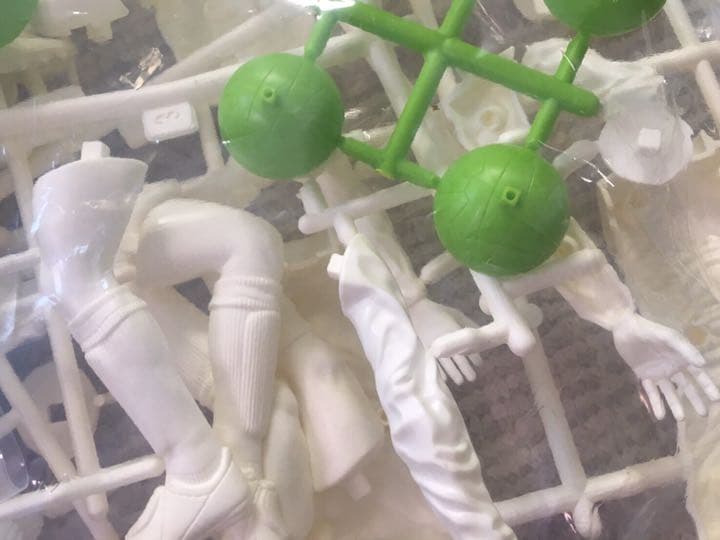 珍品 AirFix サッカー イングランド代表 ベッカム他四人セット フィギュア