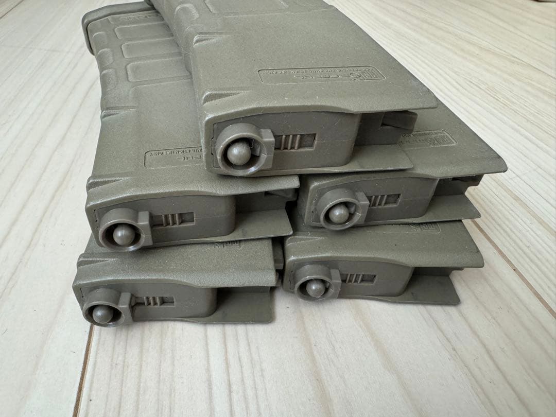 M4A1 オリーブドラブ 樹脂マガジン 5個セット