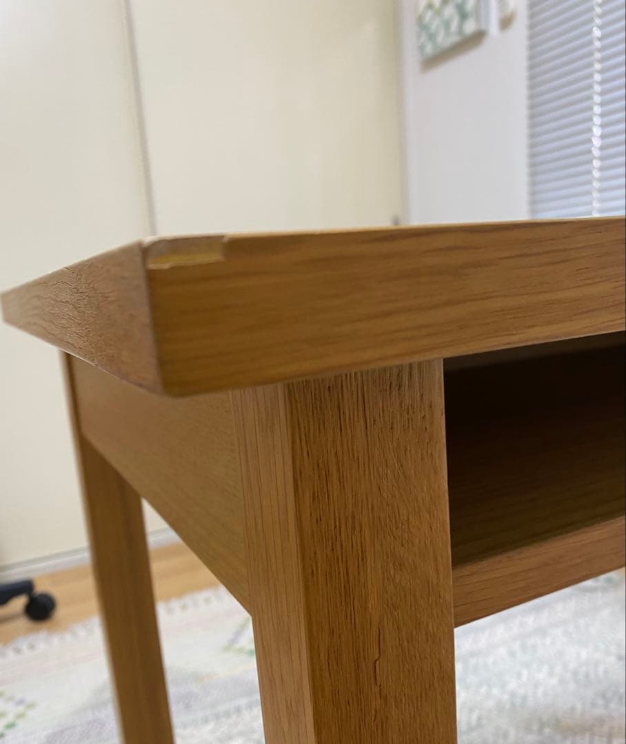 無印　オーク材デスク