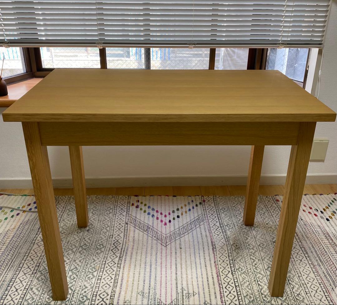 無印　オーク材デスク