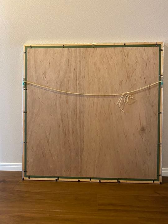 アート　シルクスカーフの額装品